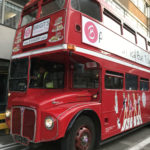 ロンドン留学の自由時間に市内観光。KISの園バスのつもりで乗ってみました