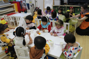 英語幼稚園の2019ハロウィンイベント仮装